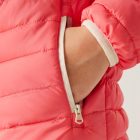 Regatta JnrHoodedH/PIII Gyerek könnyû steppelt kabát rózsaszín/korall/pink