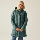 Regatta Junior Embrie Gyerek bélelt kabát zöld