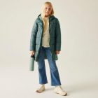 Regatta Junior Embrie Gyerek bélelt kabát zöld