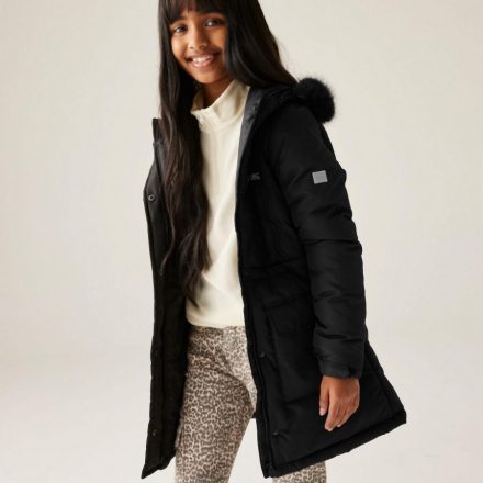 Regatta Fabrizia II Gyerek bélelt kabát fekete