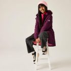 Regatta Fabrizia II Gyerek bélelt kabát bordó