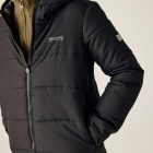 Regatta Halkner Gyerek bélelt kabát fekete