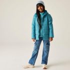 Regatta Halkner Gyerek bélelt kabát zöld