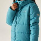 Regatta Halkner Gyerek bélelt kabát zöld