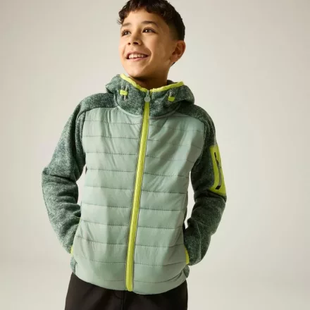 Regatta Jr Newhill Hy Gyerek hybrid felső zöld