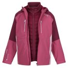 Regatta Hydrate VII 3 in1 gyerek 3in1 kabát 15.000 mm rózsaszín/korall/pink