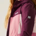 Regatta Beamz Gyerek bélelt vízálló kabát rózsaszín/korall/pink