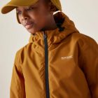 Regatta Junior Frelton Gyerek bélelt vízálló kabát sárga