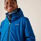 Regatta Junior Frelton Gyerek bélelt vízálló kabát kék