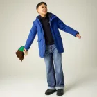 Regatta Farbank II Gyerek bélelt kabát 15.000 mm kék