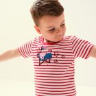 Regatta Peppa Stripe Tee gyerek póló piros