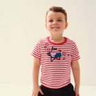 Regatta Peppa Stripe Tee gyerek póló piros