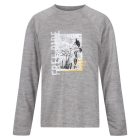 Regatta Burnlee Gyerek technikai póló szürke