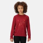 Regatta Burnlee Gyerek technikai póló bordó