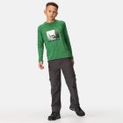 Regatta Burnlee Gyerek technikai póló zöld