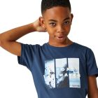 Regatta Bosley VII Gyerek pamut póló kék