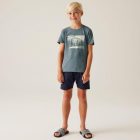 Regatta Bosley VIII Gyerek pamutpóló zöld