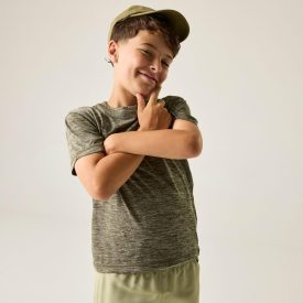 Regatta Alvarado Gyerek gyorsan száradó póló zöld