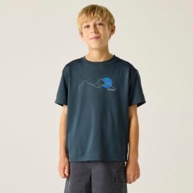 Regatta Alvarado Gyerek gyorsan száradó póló kék