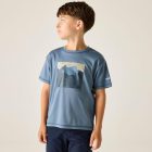 Regatta Alvarado Gyerek gyorsan száradó póló kék