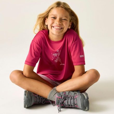 Regatta Aria Gyerek pamut póló rózsaszín/korall/pink