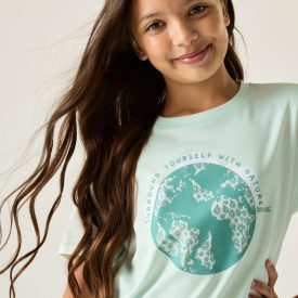 Regatta Aria Gyerek pamut póló zöld