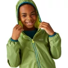 Regatta Lever II Gyerek esőkabát zöld