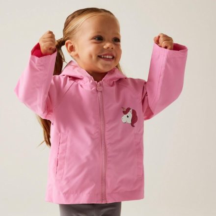 Regatta Kids Animal Jckt gyerek esőkabát rózsaszín/korall/pink