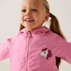 Regatta Kids Animal Jckt gyerek esőkabát rózsaszín/korall/pink