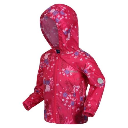 Regatta Peppa Pack It Jkt gyerek esőkabát 5.000 mm rózsaszín/korall/pink