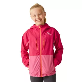   Regatta Jr Highton JktV Gyerek esőkabát 10.000 mm vízálló rózsaszín/korall/pink