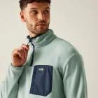 Regatta Frankie Half Zip Férfi polár pulóver zöld