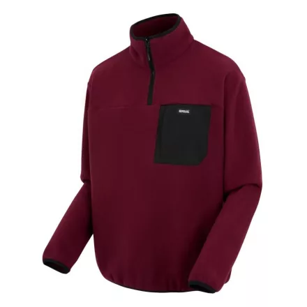 Regatta Frankie Half Zip Férfi polár pulóver bordó