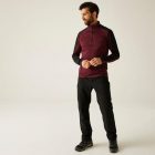 Regatta Hepley Férfi polár felső bordó