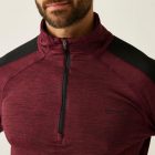 Regatta Hepley Férfi polár felső bordó