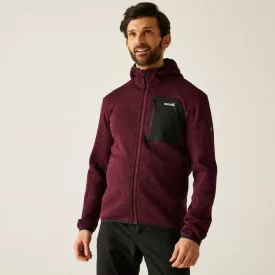 Regatta Hooded Newhill Férfi polár felső bordó