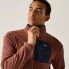 Regatta Frankie Half Zip Férfi pulóver barna