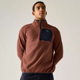 Regatta Frankie Half Zip Férfi pulóver barna