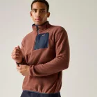Regatta Frankie Half Zip Férfi pulóver barna