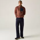 Regatta Frankie Half Zip Férfi pulóver barna