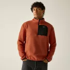 Regatta Frankie Half Zip Férfi pulóver bordó