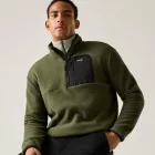 Regatta Frankie Half Zip Férfi pulóver zöld