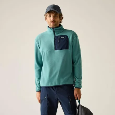 Regatta Frankie Half Zip Férfi pulóver zöld