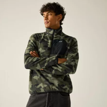 Regatta Frankie Half Zip Férfi pulóver zöld