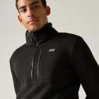 Regatta Barlee Half Zip Férfi polár felső fekete