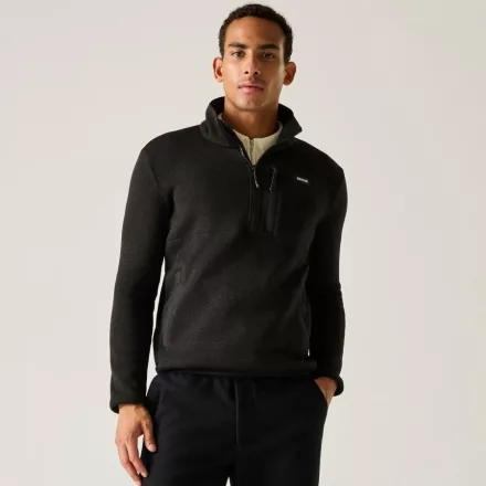 Regatta Barlee Half Zip Férfi polár felső fekete