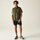 Regatta Marizion B/W Férfi steppelt mellény zöld