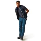 Regatta Lankin VI B/W férfi softshell mellény kék