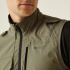 Regatta TravelPackawayB/W Férfi mellény zöld