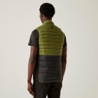 Regatta Leedre Hybrid B/W Férfi steppelt mellény zöld